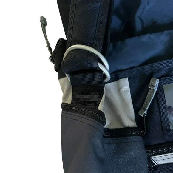 Vintage LL Bean Messenger Bag Crossbody Travel Carry On Colorblock Unisex Hike - Picture 11 of 14